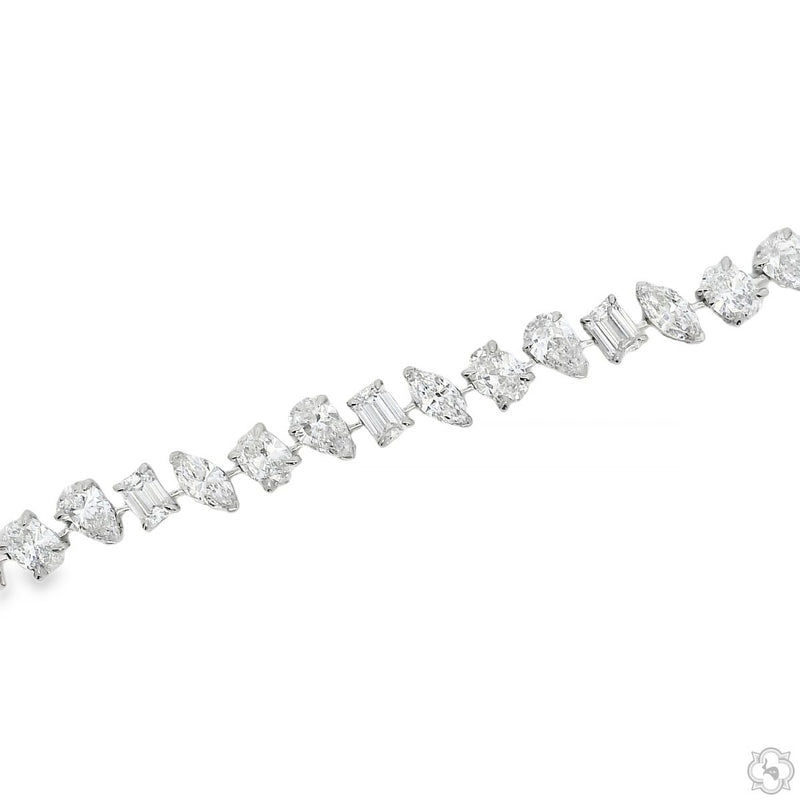 14K Gold Harmony of Shapes Lab-Grown Diamond Bracelet, photo 4 of 6