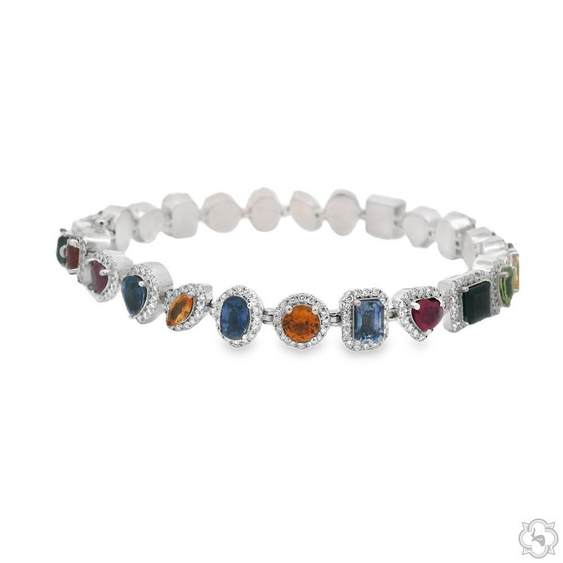 Harmony of Shapes Gemstone Bracelet 70195 - Image 3