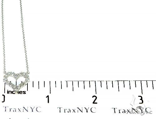 Heart Diamond Necklace 40937 - Image 9