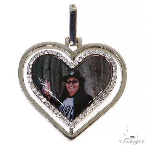 Heart Shape Spinning Photo Pendant 67998 - Image 4