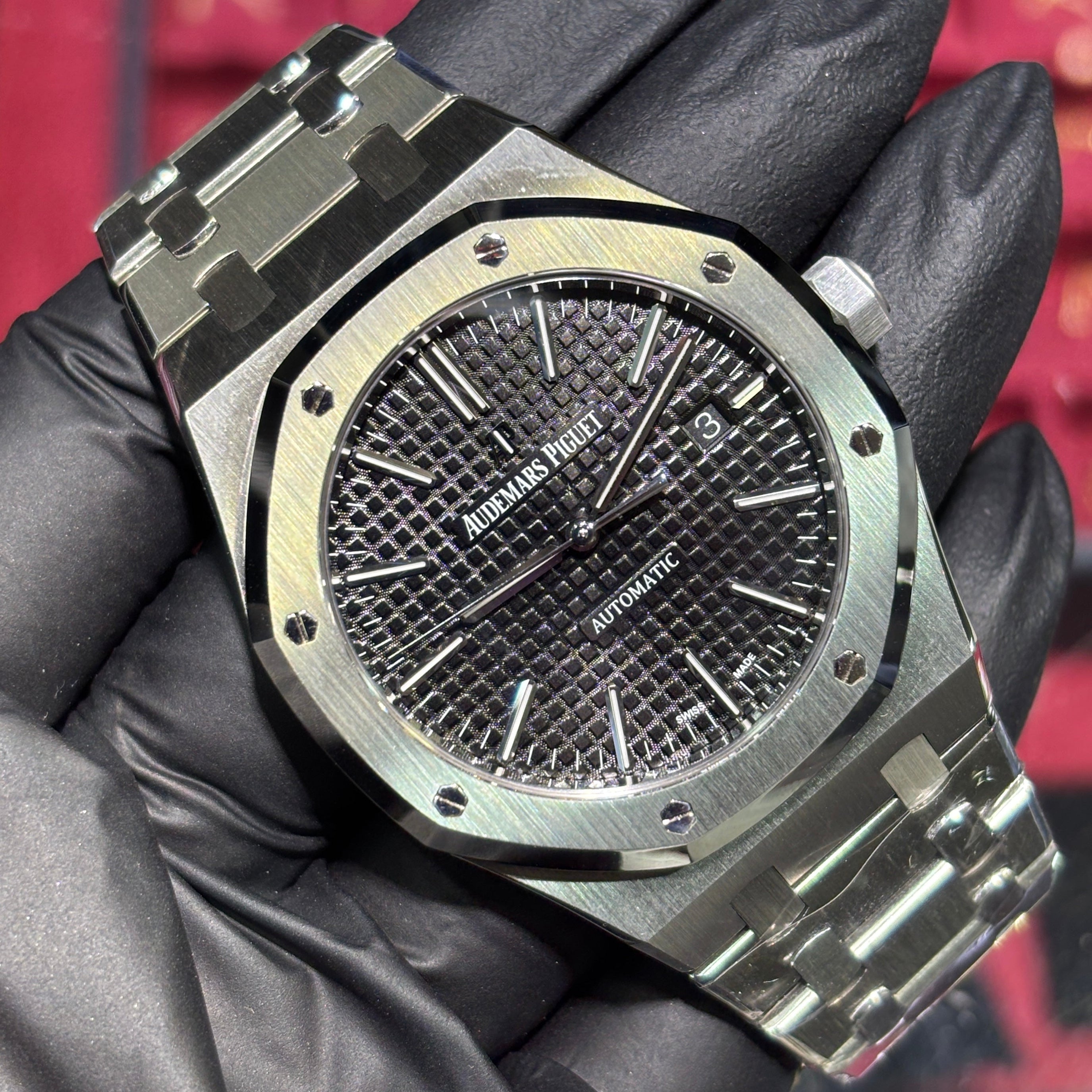 2015 Audemars Piguet Royal Oak 41mm 15400ST Black Dial | TraxNYC