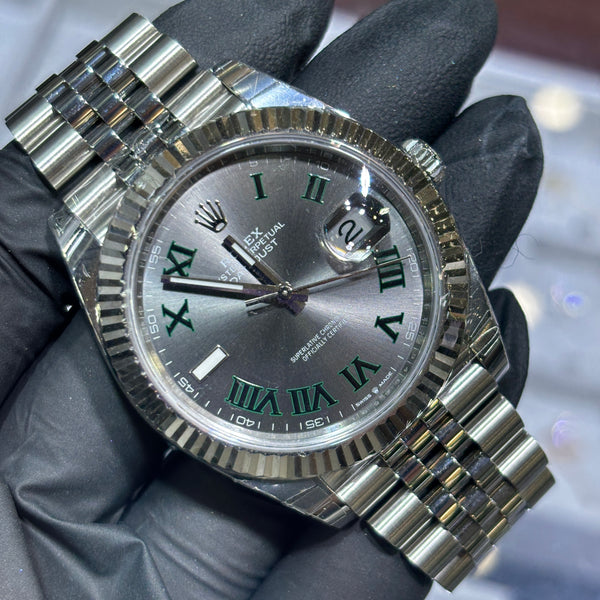 2026 Rolex Datejust 41mm | Oystersteel | "Wimbledon" Dial