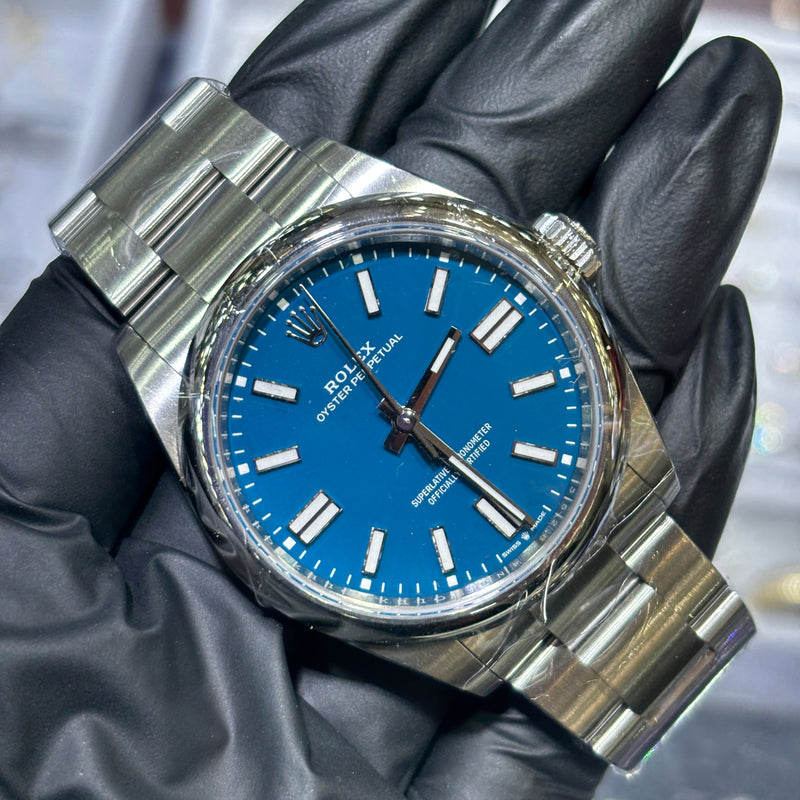2026 Rolex Oyster Perpetual 41mm | Oystersteel | Blue Stick Dial, photo 1 of 2