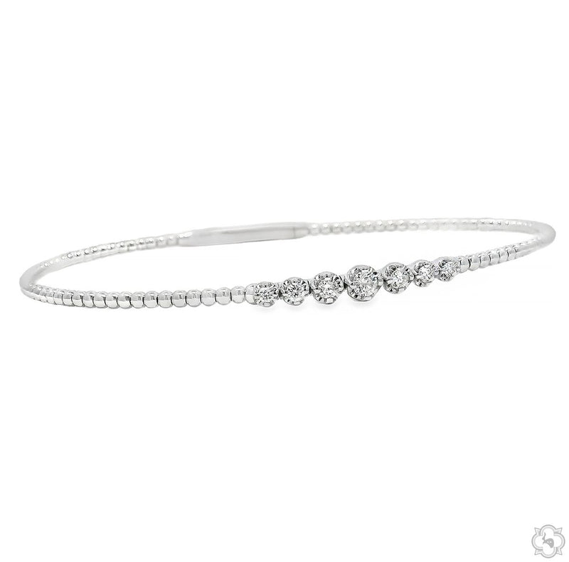 14K Gold Ice Flax Bracelet, photo 2 of 4