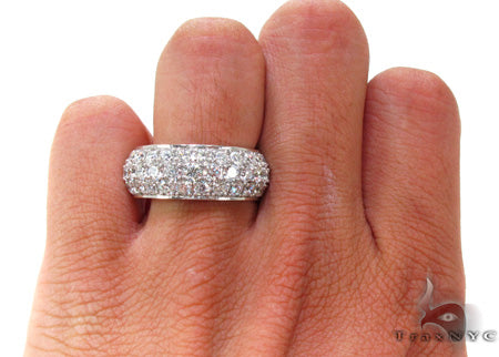 Mens 18k Iceberg Ring, photo 6 of 6
