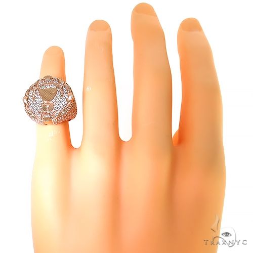 14K Gold Illuminati Pyramid TraxNYC Diamond Ring, photo 6 of 6