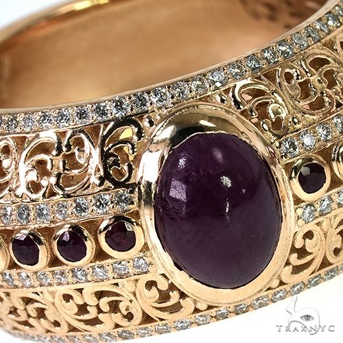 10K Gold Imperial Gleam Ruby Diamond Ring, photo 3 of 7