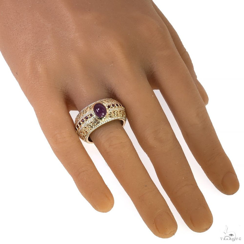 10K Gold Imperial Gleam Ruby Diamond Ring, photo 6 of 7
