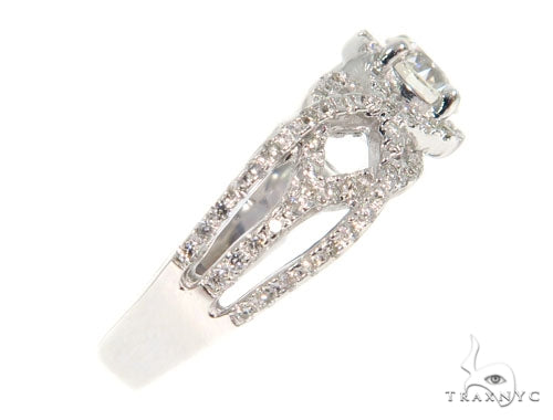 Infinity Diamond Engagement Ring 45288 - Image 6