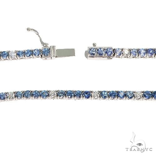 Jesse 'Ice' Sapphire Diamond Tennis Chain 66907 - Image 5