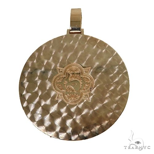 14K Gold Jesus Diamond Pendant, photo 4 of 6