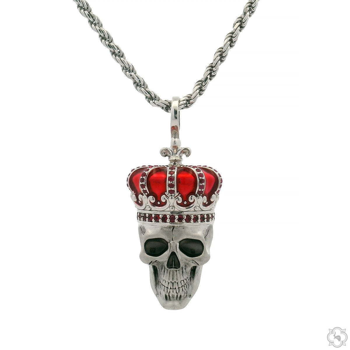 King Skull Pendant Set 70710 | TraxNYC