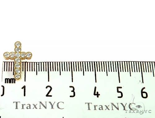 Unisex 11 Stones Diamond Bezel Cross 16740 - Image 6