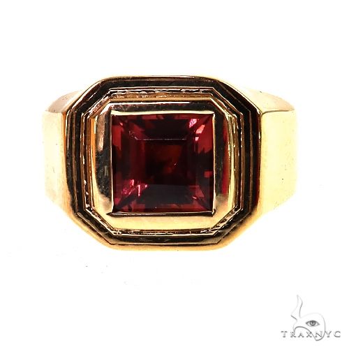 14K Gold Legacy Estate Pink Tourmaline Ring, photo 2 of 6