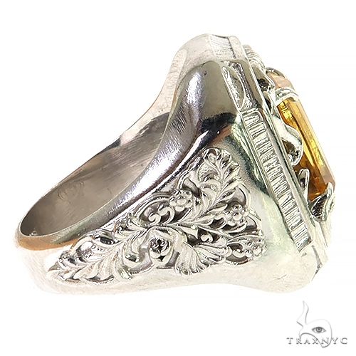 Leonardo Da Vinci Citrin Ring .925 Silver, photo 3 of 5