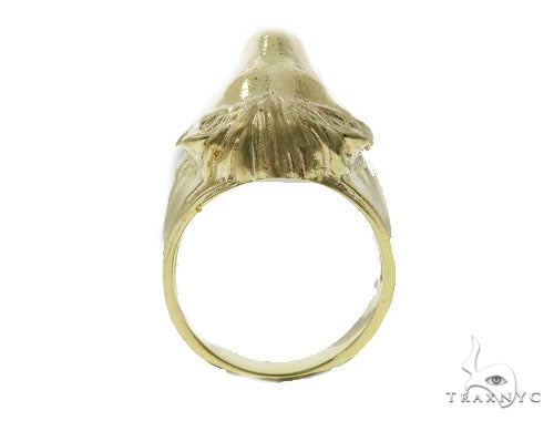 Lion 14K Gold Ring, photo 5 of 6
