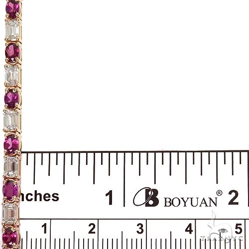 Lush Oval Orchid Tennis Necklace 69551 - Image 8