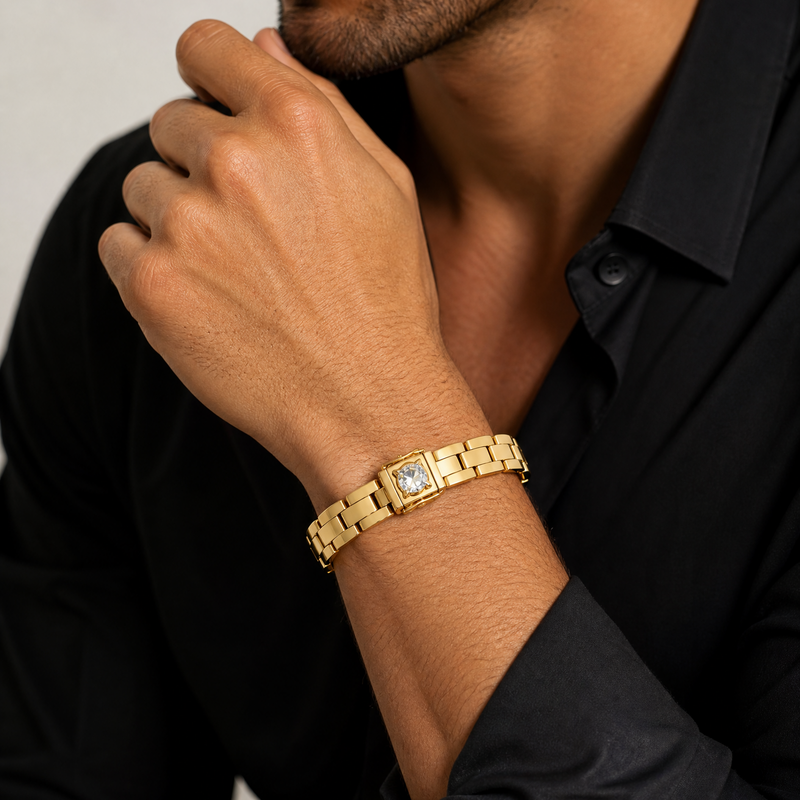 1 of 1 Oyster Trax Bracelet in 14K gold, view 6