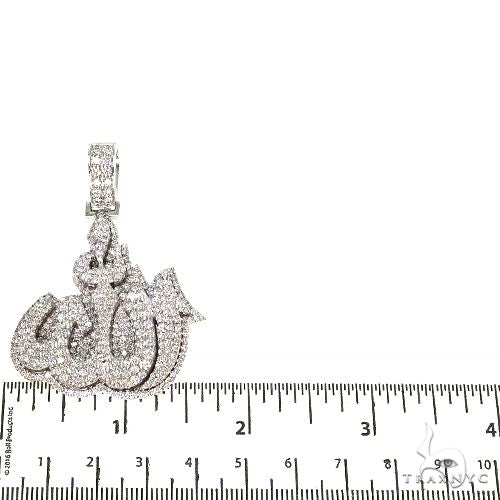 Medium Diamond Allah Pendant 67362 - Image 5