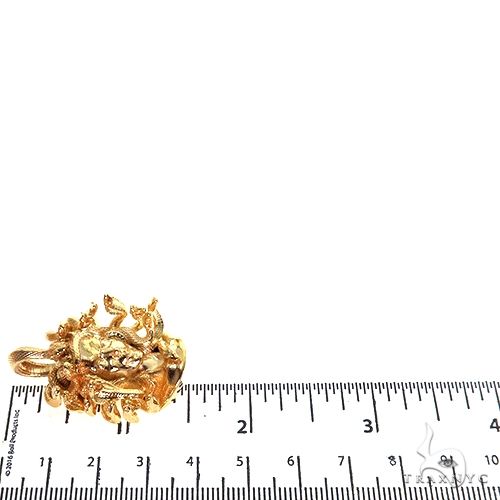 14K Gold Medusa Head Pendant, photo 7 of 7