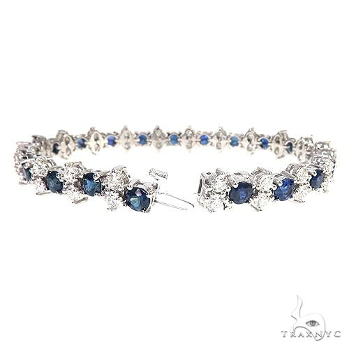 Meghan Sapphire Diamond Bracelet 66910 - Image 2