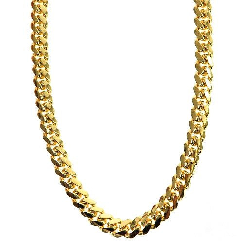14K yellow gold Miami Cuban chain, 6mm, 20 inches