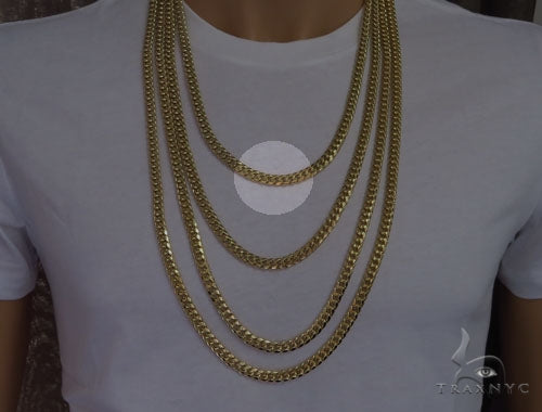 14K Gold miami cuban chain, 11 mm, photo 6 of 6