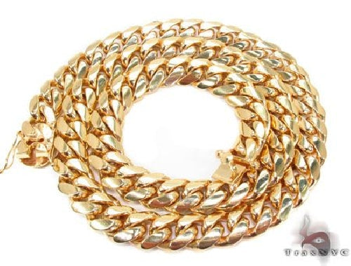 10K Gold miami cuban chain, 15.5 mm, photo 7 of 9