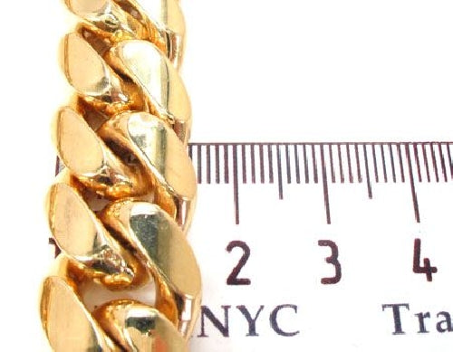 10K Gold miami cuban chain, 15.5 mm, photo 5 of 9