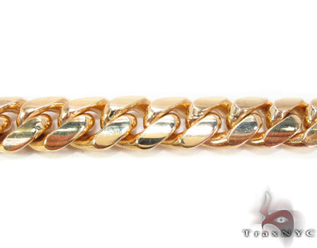 14K Gold miami cuban chain, 16 mm, photo 4 of 8