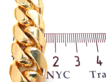 14K Gold miami cuban chain, 16 mm, photo 8 of 8