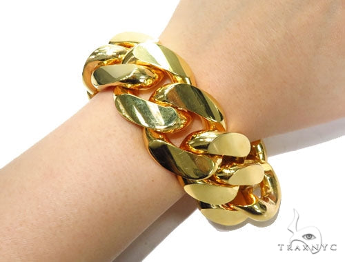 Miami Cuban 10K Gold Bracelet, photo 5 of 6