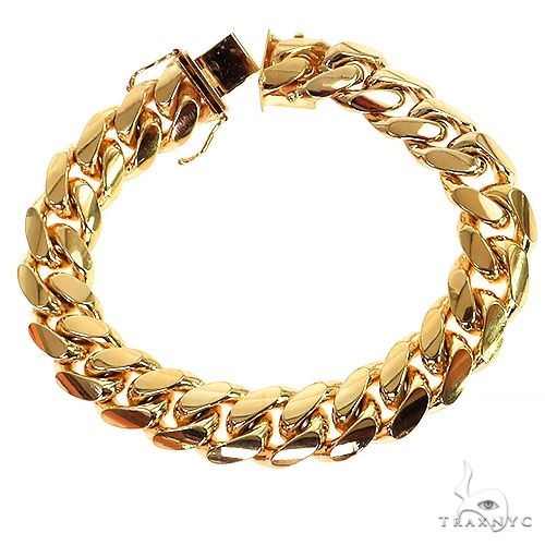 Miami Cuban Link Bracelet 7.5 Inches 12mm 32524 - Image 1