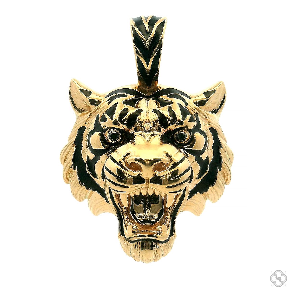 Midnight Jungle Tiger Pendant 70685 | TraxNYC