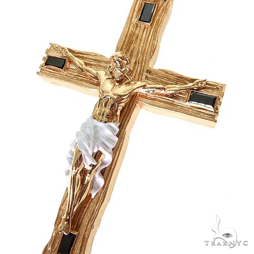 14K Gold Midnight Redemption Cross Pendant, photo 3 of 6