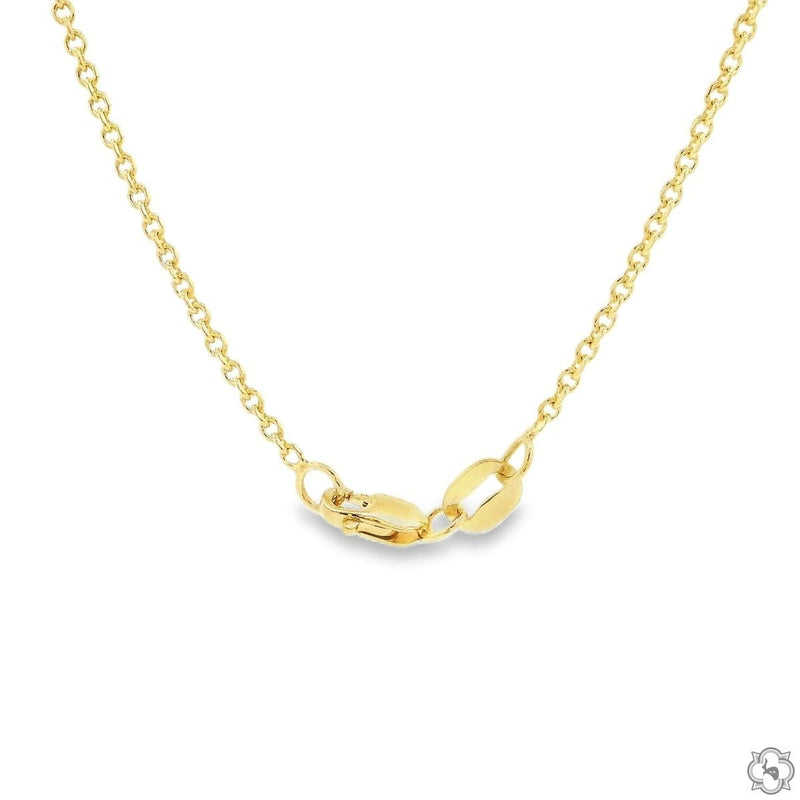14K Gold Mini Diamond Cross Necklace, photo 5 of 9