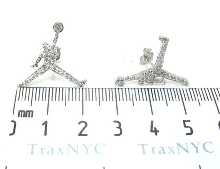 10K Gold Jordan Jumpman custom Earrings, photo 8 of 8