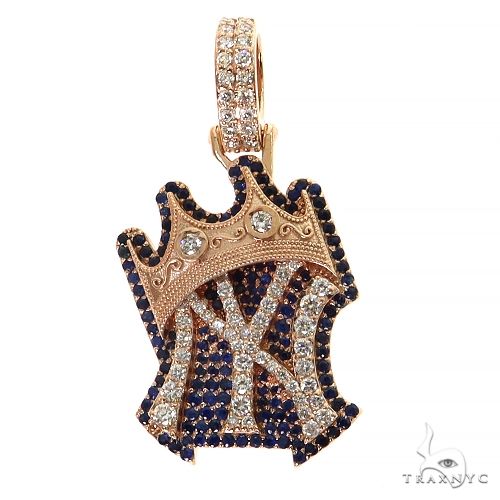 Mini MLB New York Yankee Logo Pendant 68522 | TraxNYC