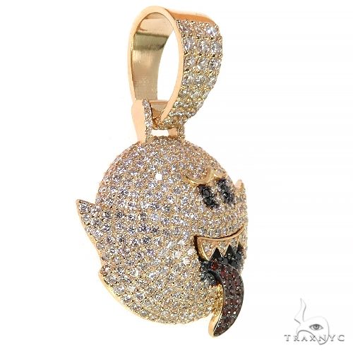 Mini Mario Ghost Diamond Pendant 68224 - Image 2