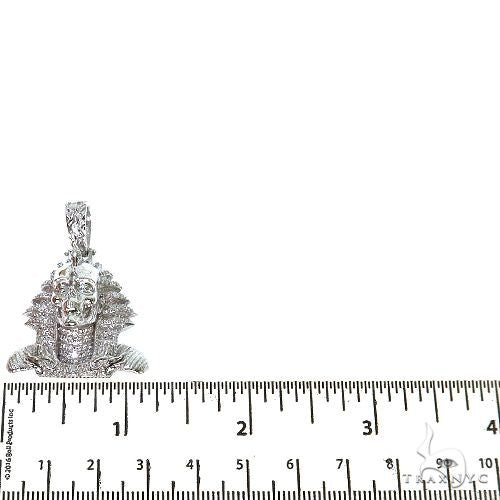 14K Gold Mini Mummified Zombie Skeleton Pharaoh Pendant, photo 5 of 7