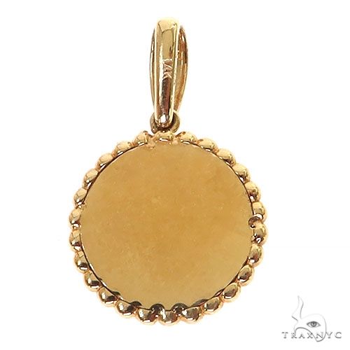 14K Gold Mini Round Photo Pendant, photo 4 of 6