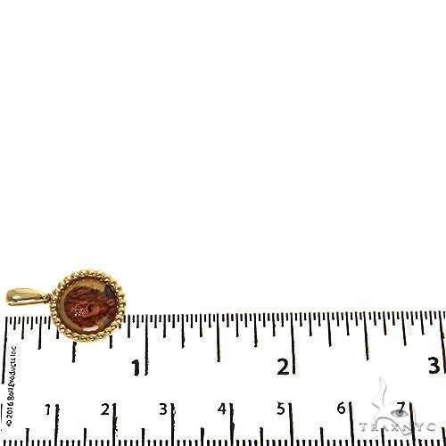 14K Gold Mini Round Photo Pendant, photo 6 of 6