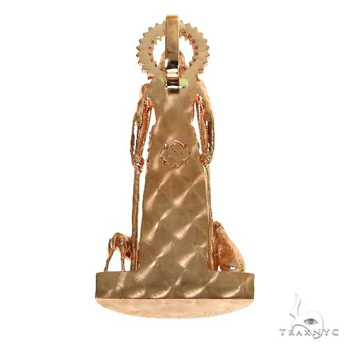 14K Gold Mini St. Lazarus Pendant, photo 4 of 6