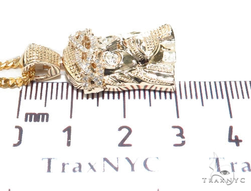 Jesus Diamond Gold Pendant 42583 - Image 7