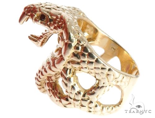 14K Gold Navids Cobra Ring, photo 8 of 14