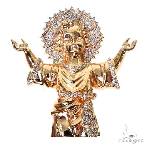 Nino Divino Diamond Jesus Pendant 67656 – TraxNYC
