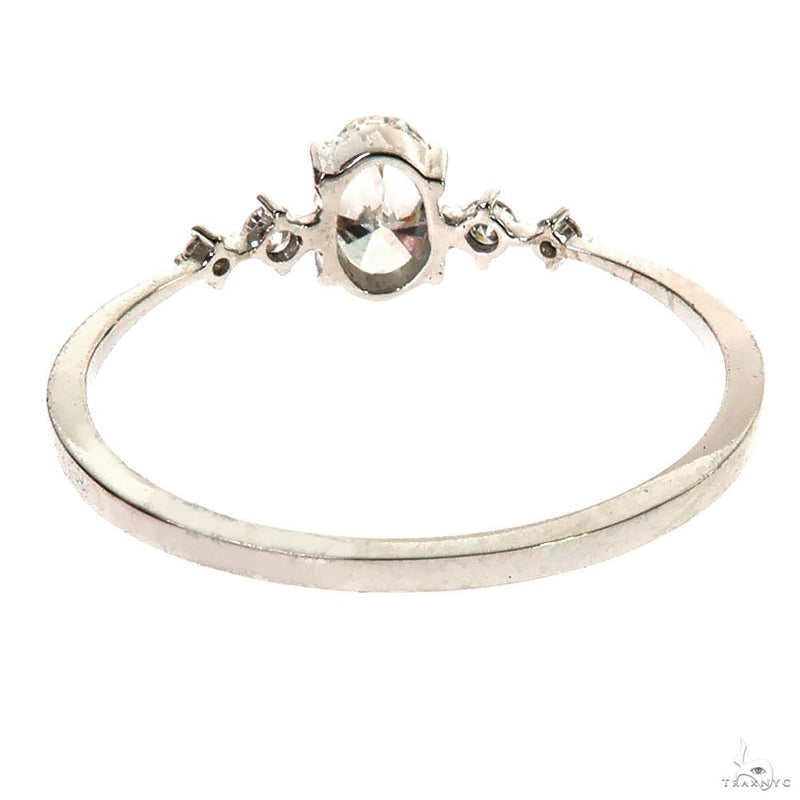 14K Gold Oval Shape Lab-Grown Diamond Ring, photo 5 of 8