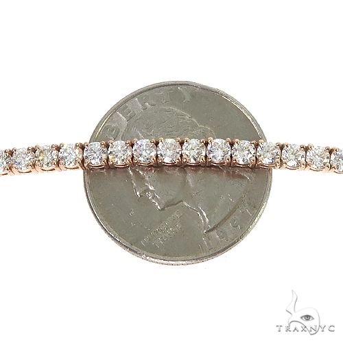 14K Gold tennis chain, 3 mm, photo 5 of 7