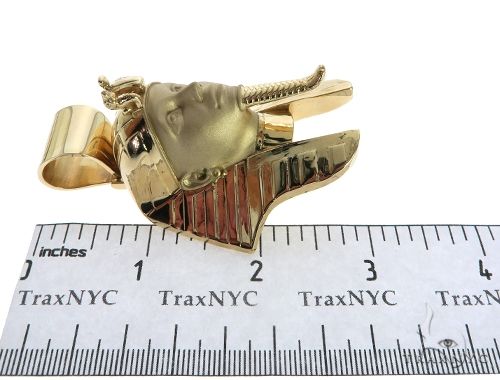 14K Pharaoh King Tut Pendant, photo 4 of 15