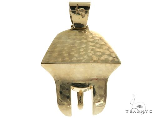 14K Pharaoh King Tut Pendant, photo 12 of 15